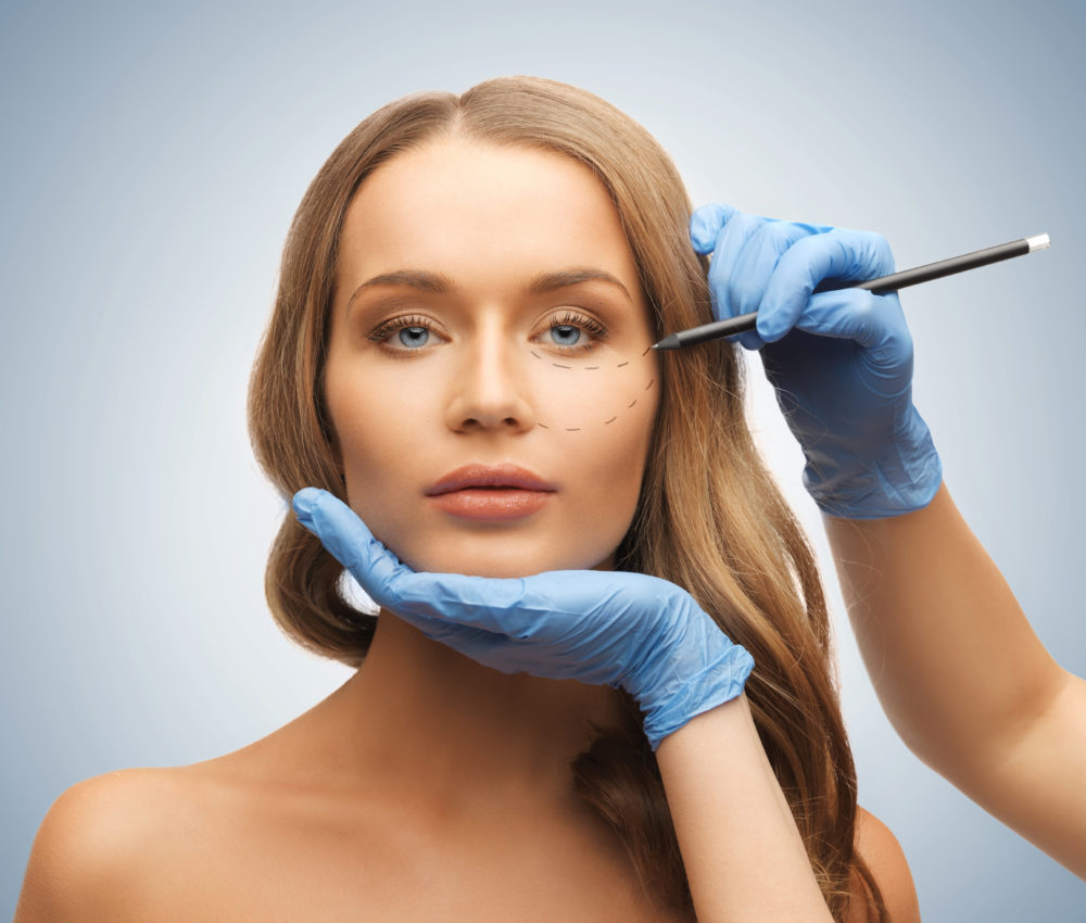What does facial cosmetic surgery consist of?